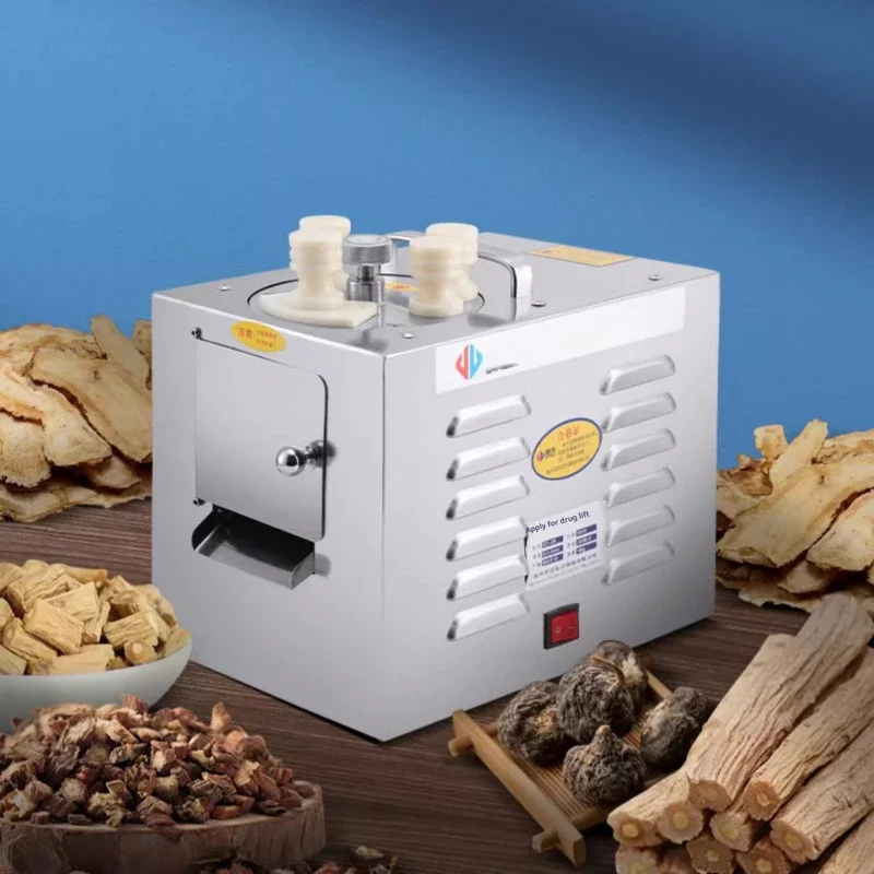 Chinese Medicinal Materials Slicing Machine Small-size Slicer Commerical Medicinal Materials Slicing Equipment