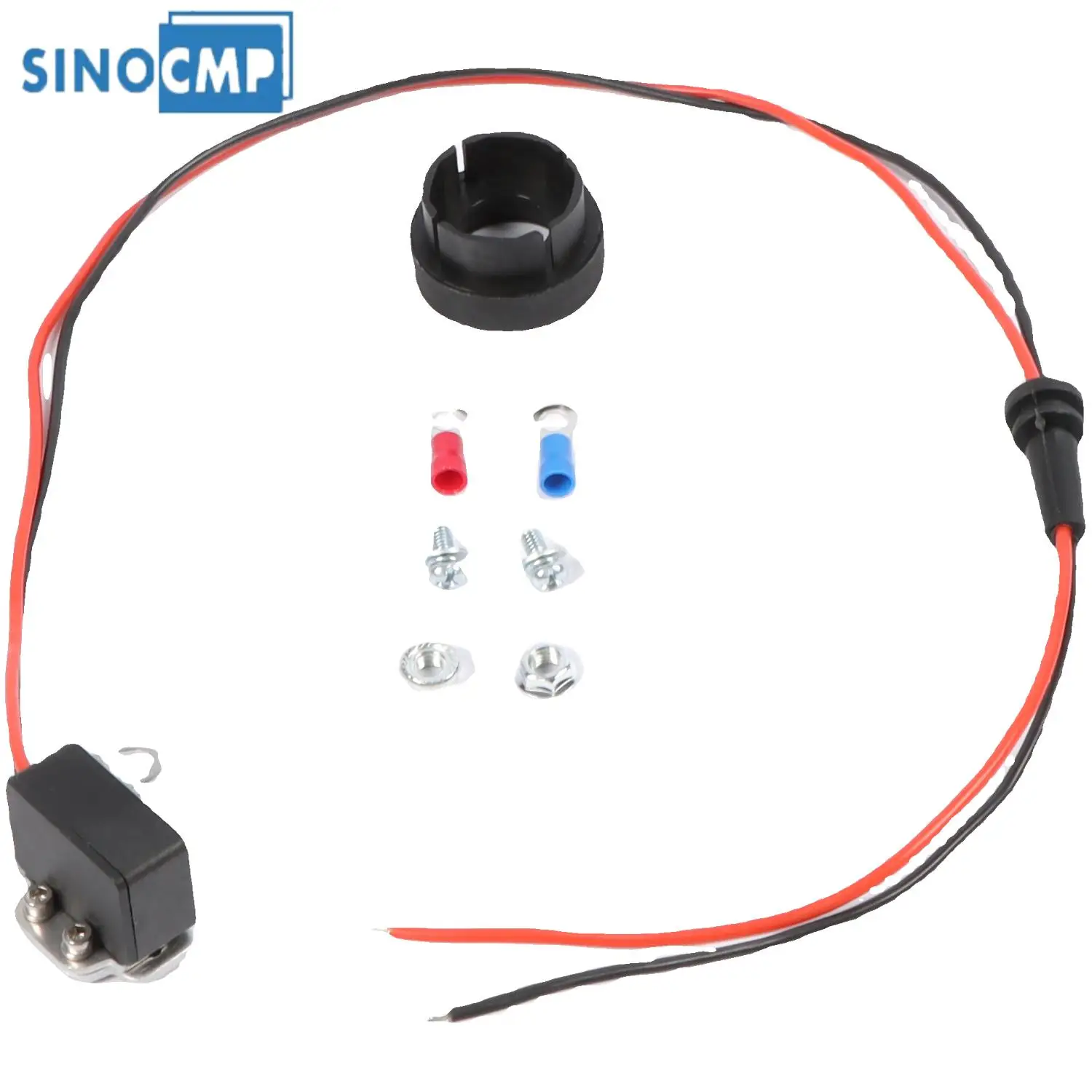 

1set Points-To-Electronic Conversion Kit 1281 Ignitor for 57-74 Ford V8 Engine Car Accessories Part Replacement Parts