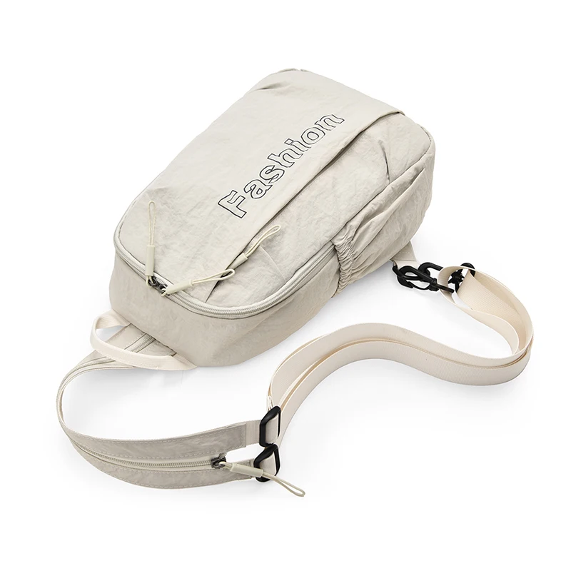 Leichte Herren-Umhängetasche, lässiger Brust-Rucksack, multifunktionaler Schulter-Crossbody-Tagesrucksack für Reisen, Wandern und Pendeln – Detail 7
