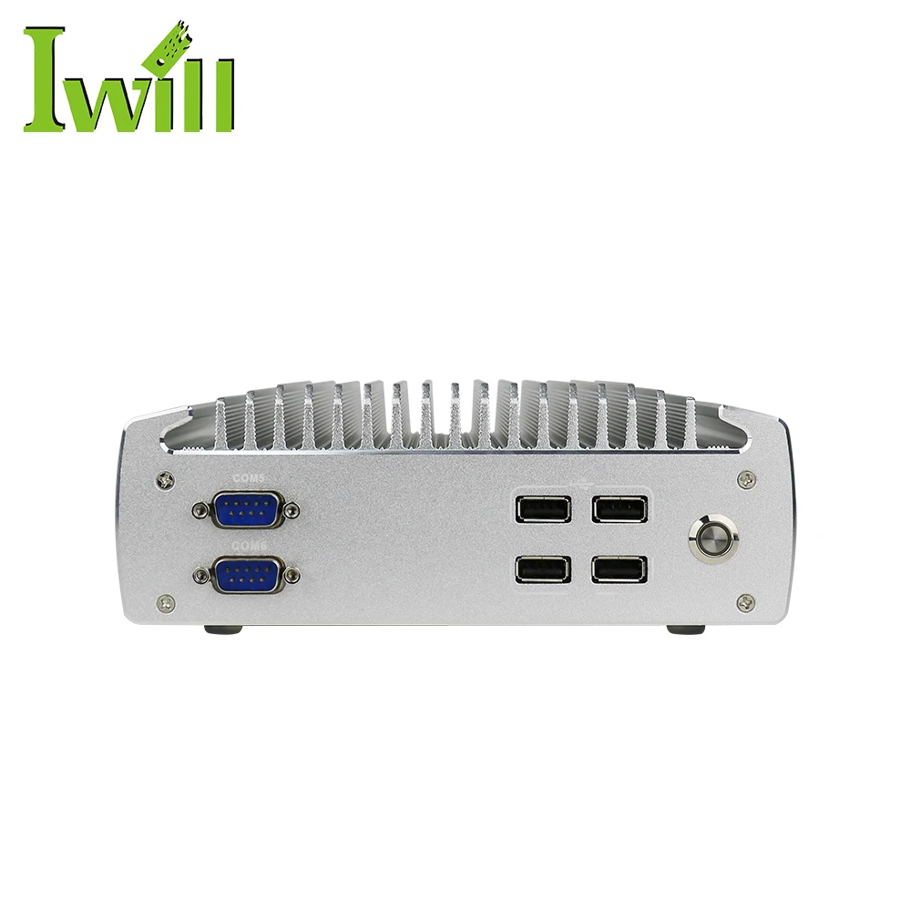 Iwill Fanless PC Intel Celeron J1900 Industrial embedded Computer Hardware Industrial Mini IPC X86 for POS