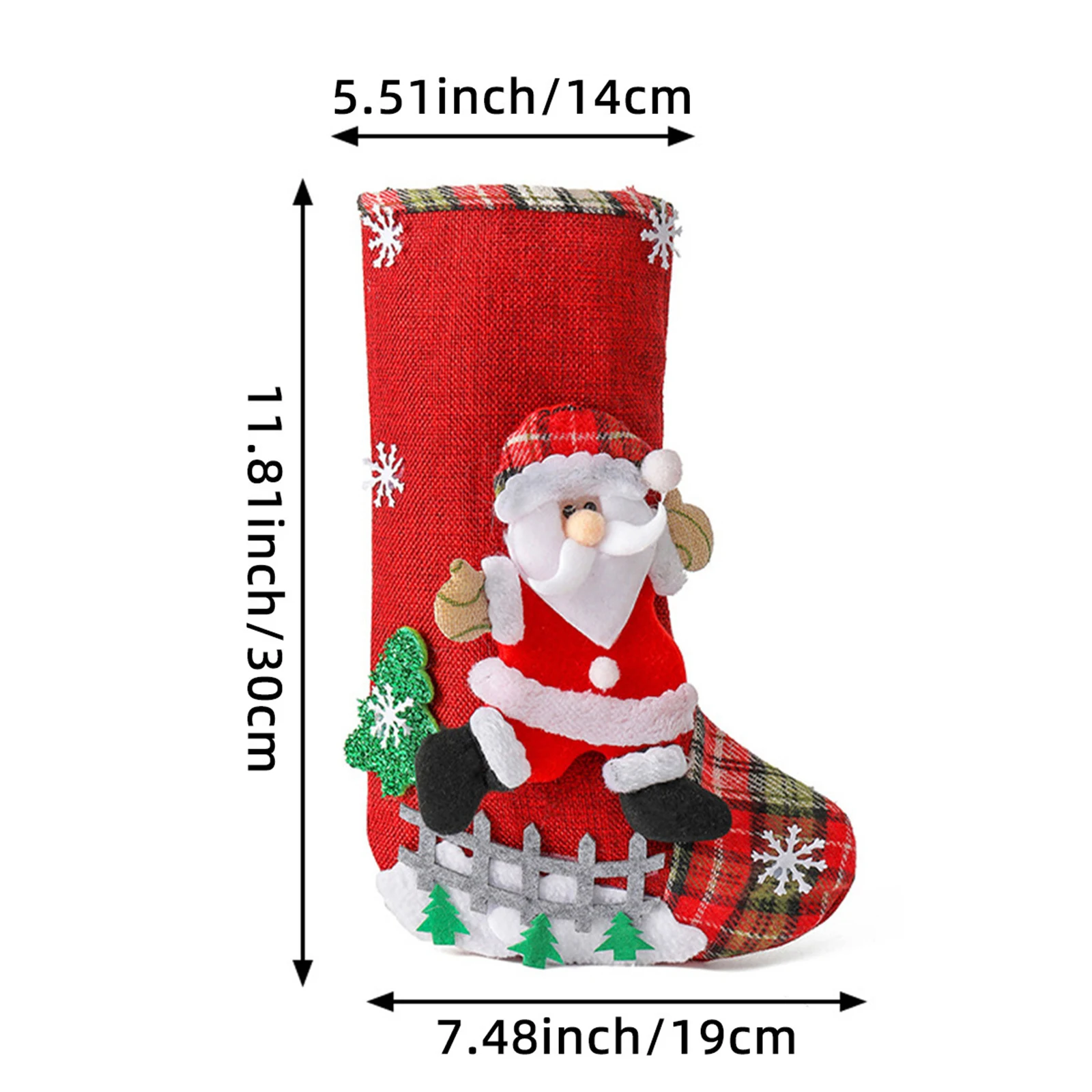 عيد الميلاد شخصية جوارب مهرجان جوارب شائعة الاستخدام هدية حقيبة عيد الميلاد حفلة الحلوى وجبات خفيفة حزمة جوارب شنطة هدايا #6