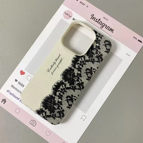 Мятно-зеленый кружевной чехол для iPhone 17 16 15 14 Plus 13 12 11 Pro Max, двухцветный, из ТПУ, модный, защитный