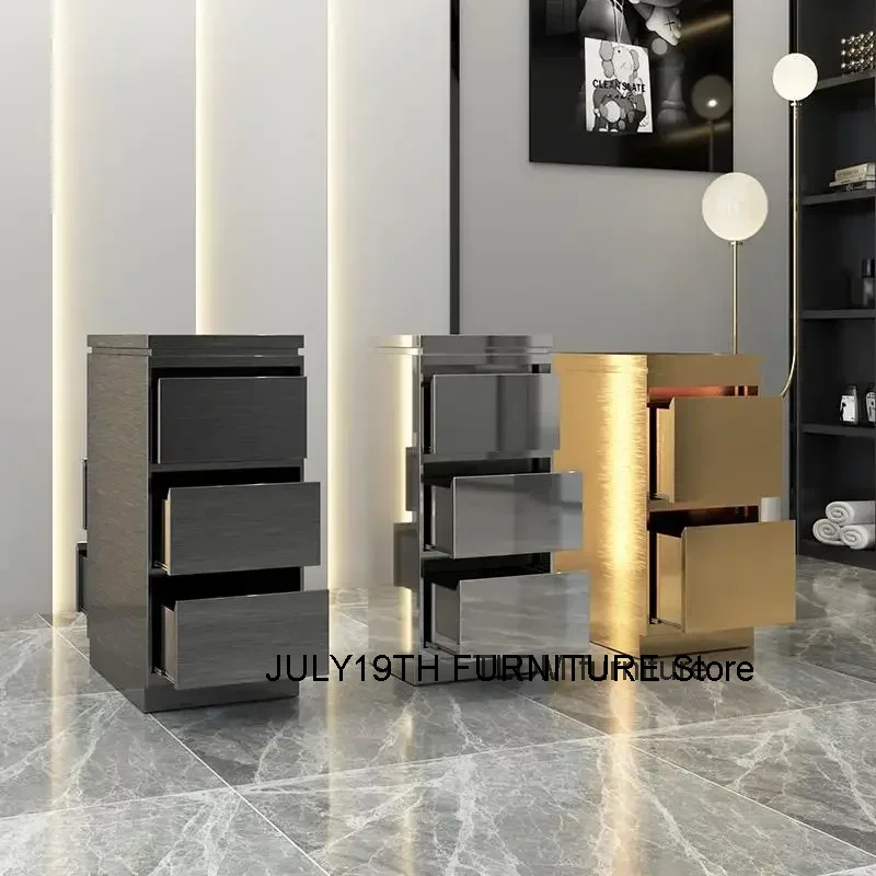 Hairdressing Serving Steel Salon Trolley Beauty Drawers Salon Trolley Storage Barber Chariot Coiffure Beauty Furniture HDTC