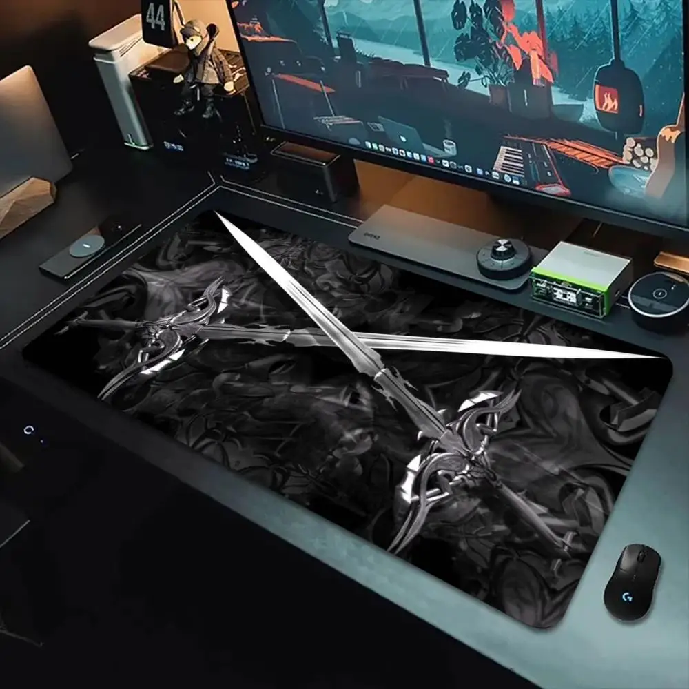 90*40 XXL Mouse Pad Mouse Pads For Desk, Gaming Mouse Pad,  with Stitched Edges and Non-Slip Rubber Base