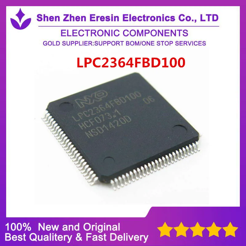 

Free shipping 1PCS/LOT LPC2364FBD100 QFP100 New and original