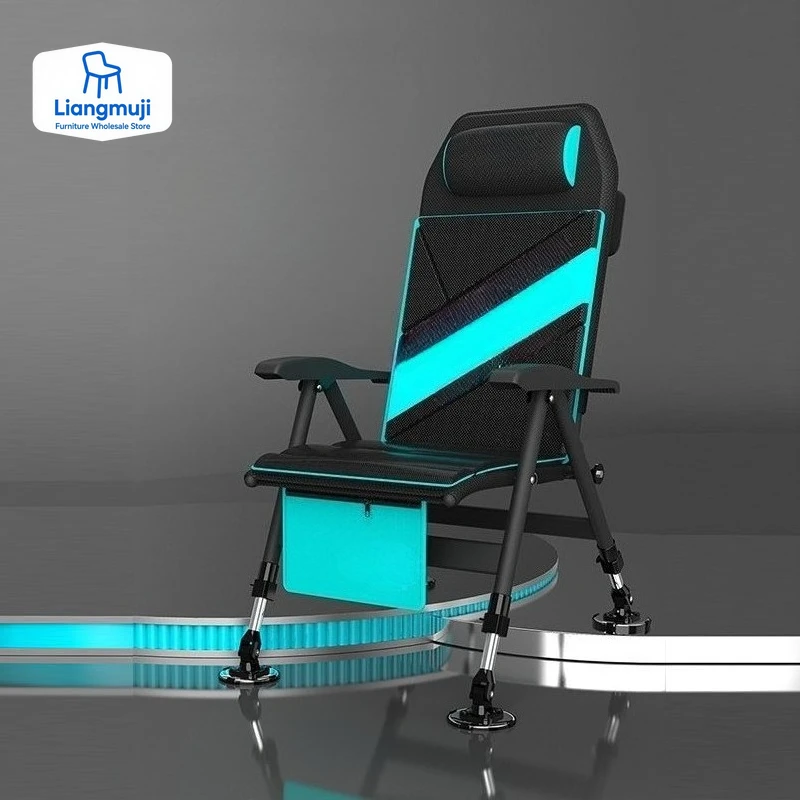 

Aluminium Alloy Beach Chair Professional Fishing Set Lightweight Beach Chairs Folding Portable Outdoor Furniture Der Angler LLBC
