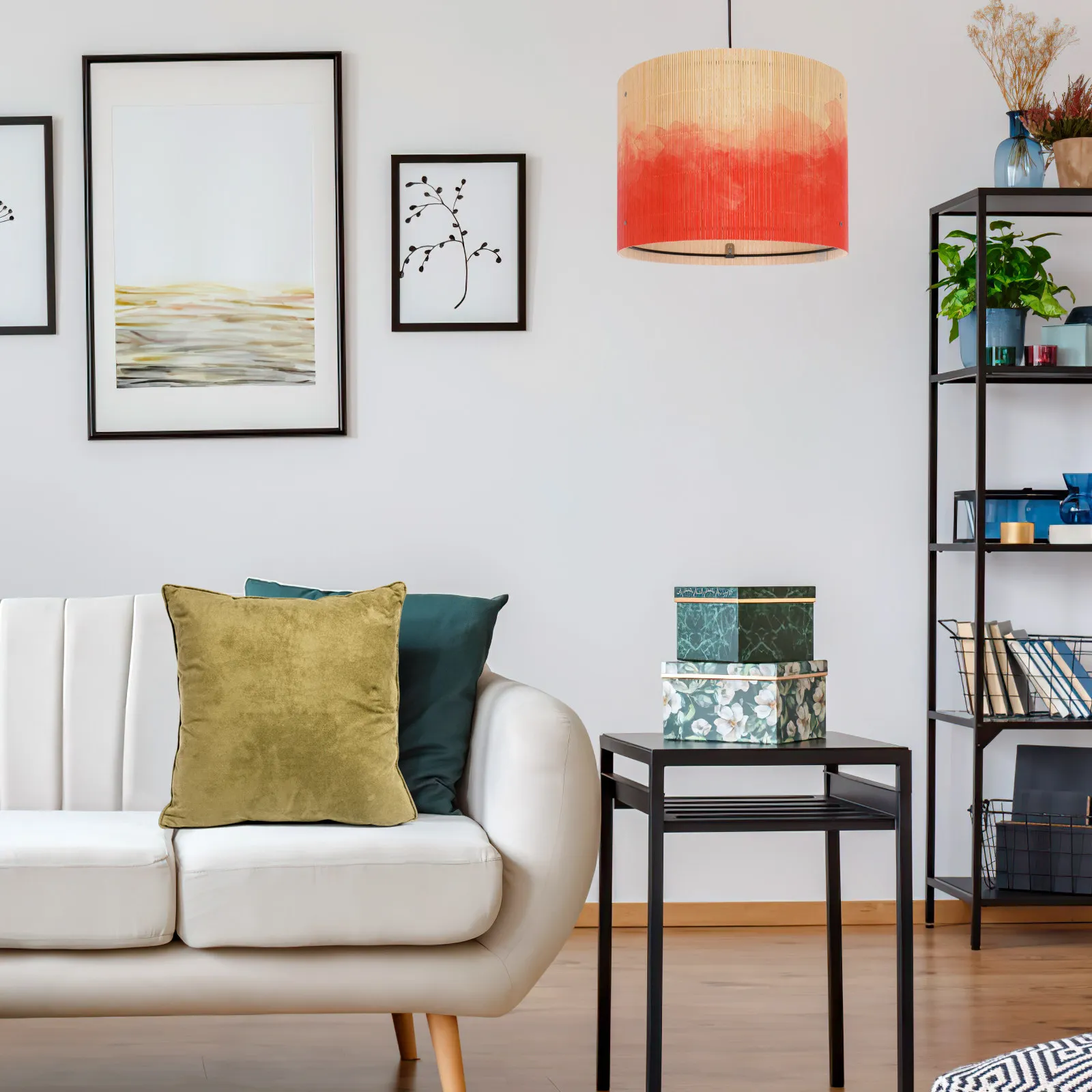 

Элегантный бамбуковый абажур для современной подвесной лампы, легкий, простой в установке, декоративный чехол для люстры или подвесного светильника