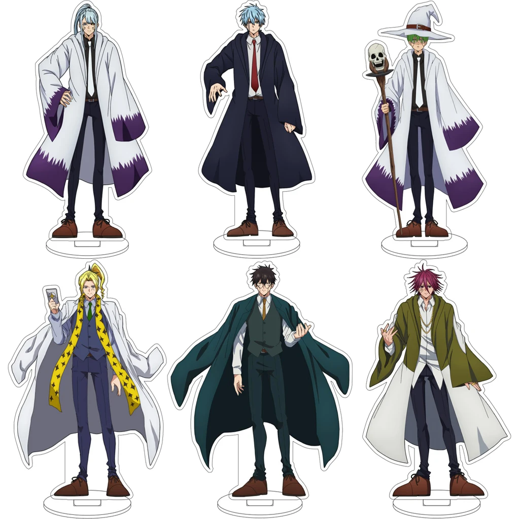 Figura Acrílica de 16CM del Anime Mashle: Magic and Muscles, Mash Burnedead, Lemon Irvine, Finn Ames, Adorable Figura de Colección, Regalos