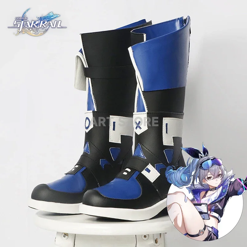 Zilveren Wolf Cosplay Schoenen Spel Honkai Star Rail Zilveren Wolf Cosplay Schoenen Voor Comic Con Halloween Kostuums Schoenen Voor Vrouwen