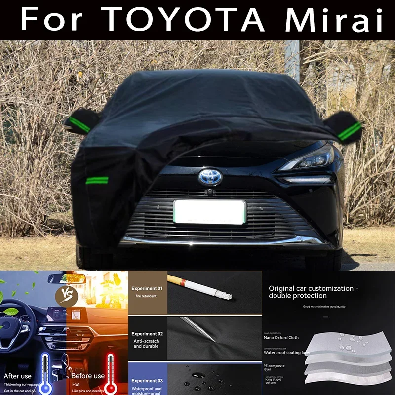 

For TOYOTA Mirai Outdoor Protection Full Car Covers Snow Cover Sunshade Waterproof Dustproof Exterior Car accessories