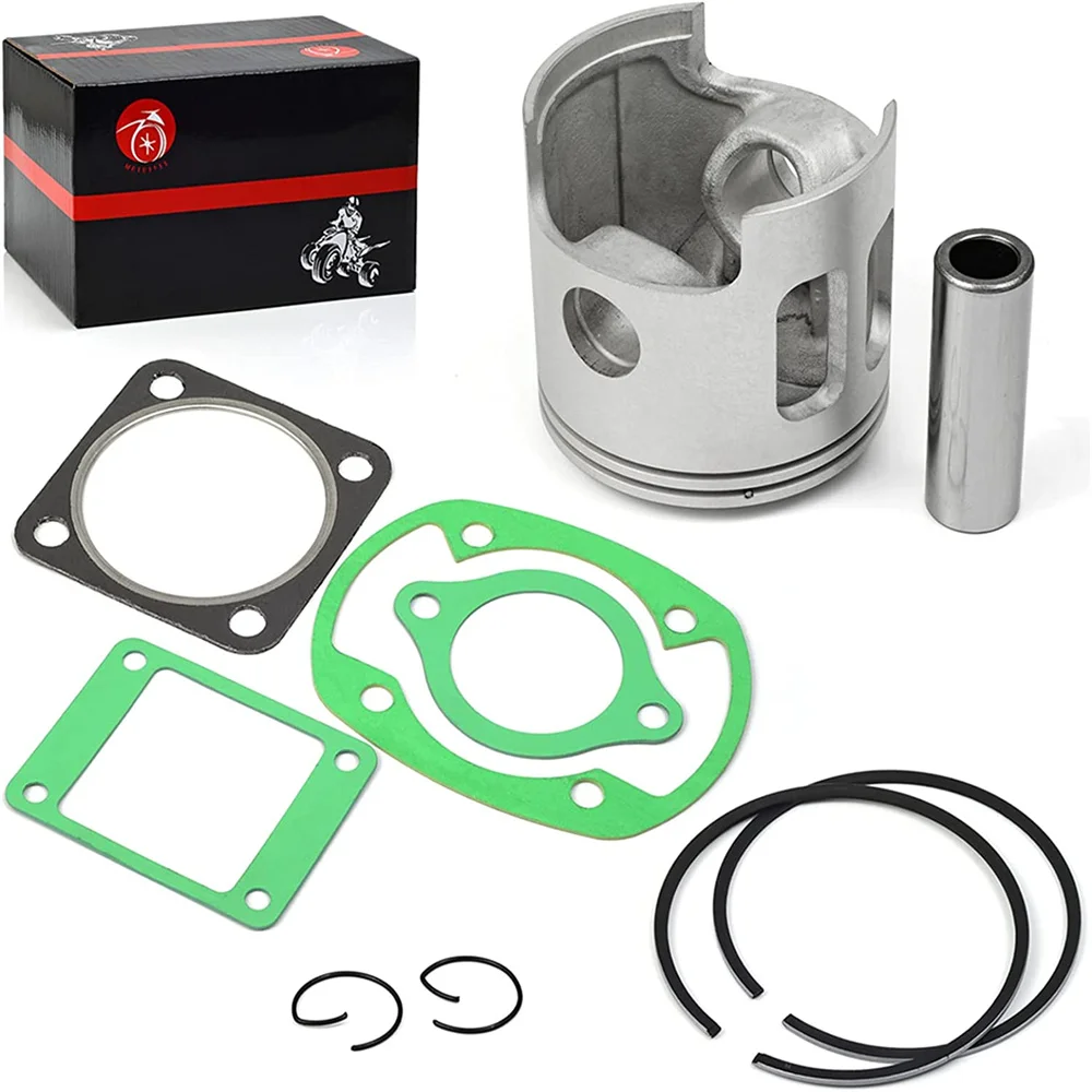 Oversize 0.5mm  Piston Gasket Kit & Piston Ring For Yamaha G1 2 Cycle Gas Golf Cart 1978-1989