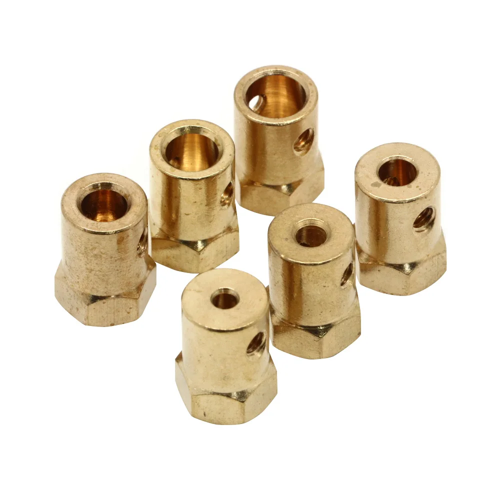 4pcs/lot Hexagon Coupling 12mm Tire Connector Coupling 2mm/3mm/4mm/5mm/6mm/8mm Hex Adapter for RC Cars Parts