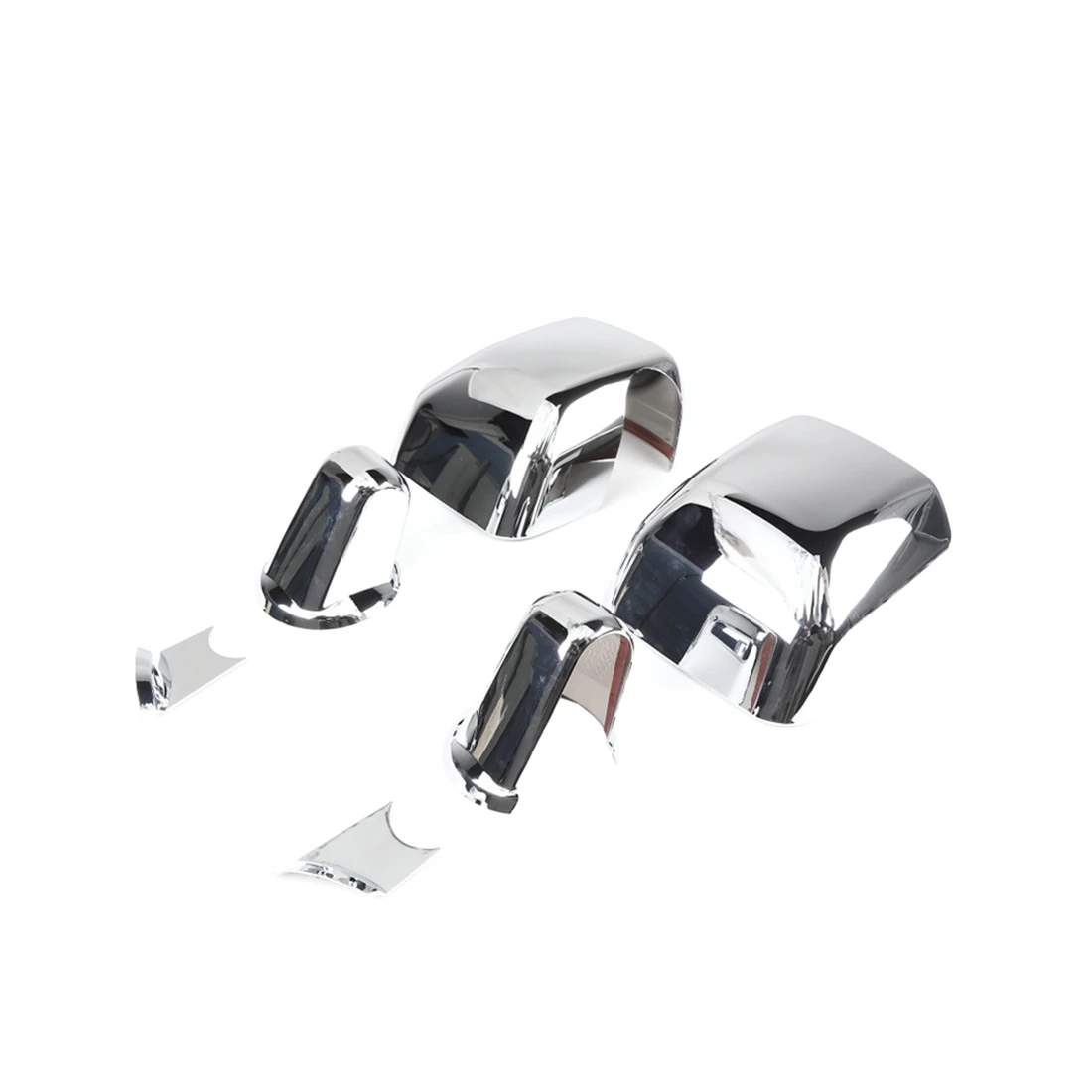 

Car Rear View Rearview Mirror Shell Decoration Cover Stickers For Jeep Wrangler JK 2007-2017 Car Accessories Chrome