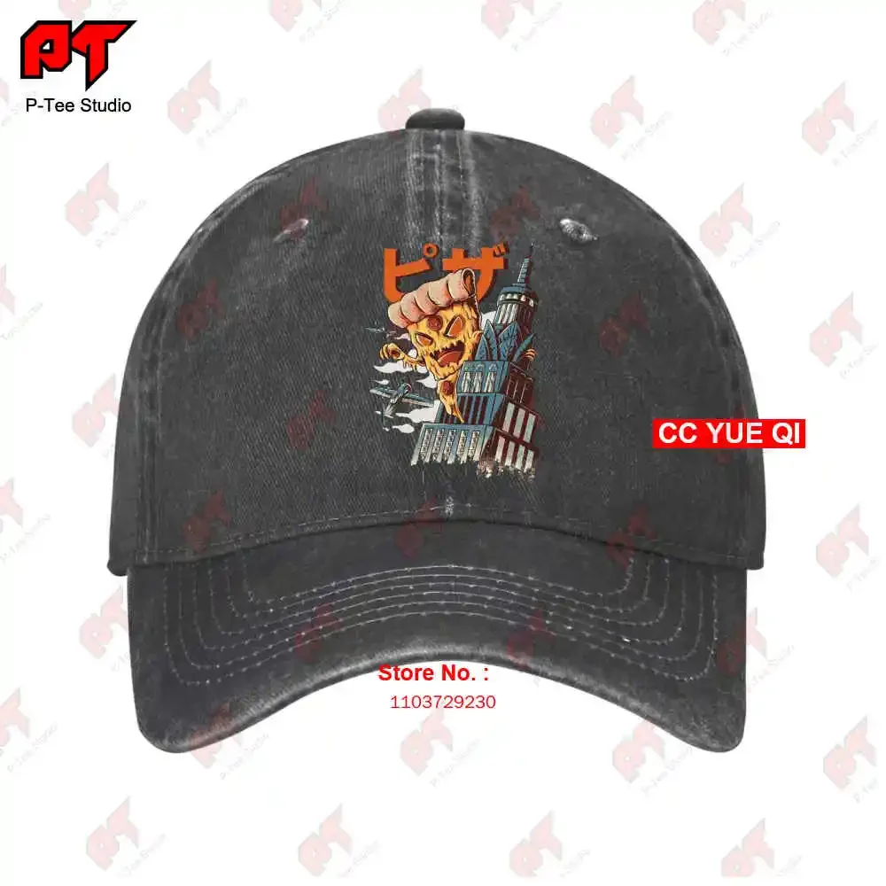 Pizza Kong Pizzeria Maker King Addicted Baseball Caps Truck Cap S6Y4