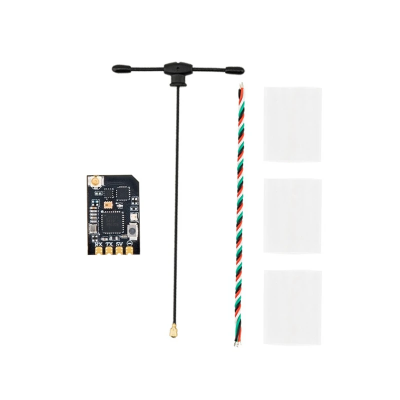 For Radiomaster XR1 Nano ELRS Receiver Dual-Band Receiver With 2.4Ghz T-Antenna For FPV Drone DIY Parts