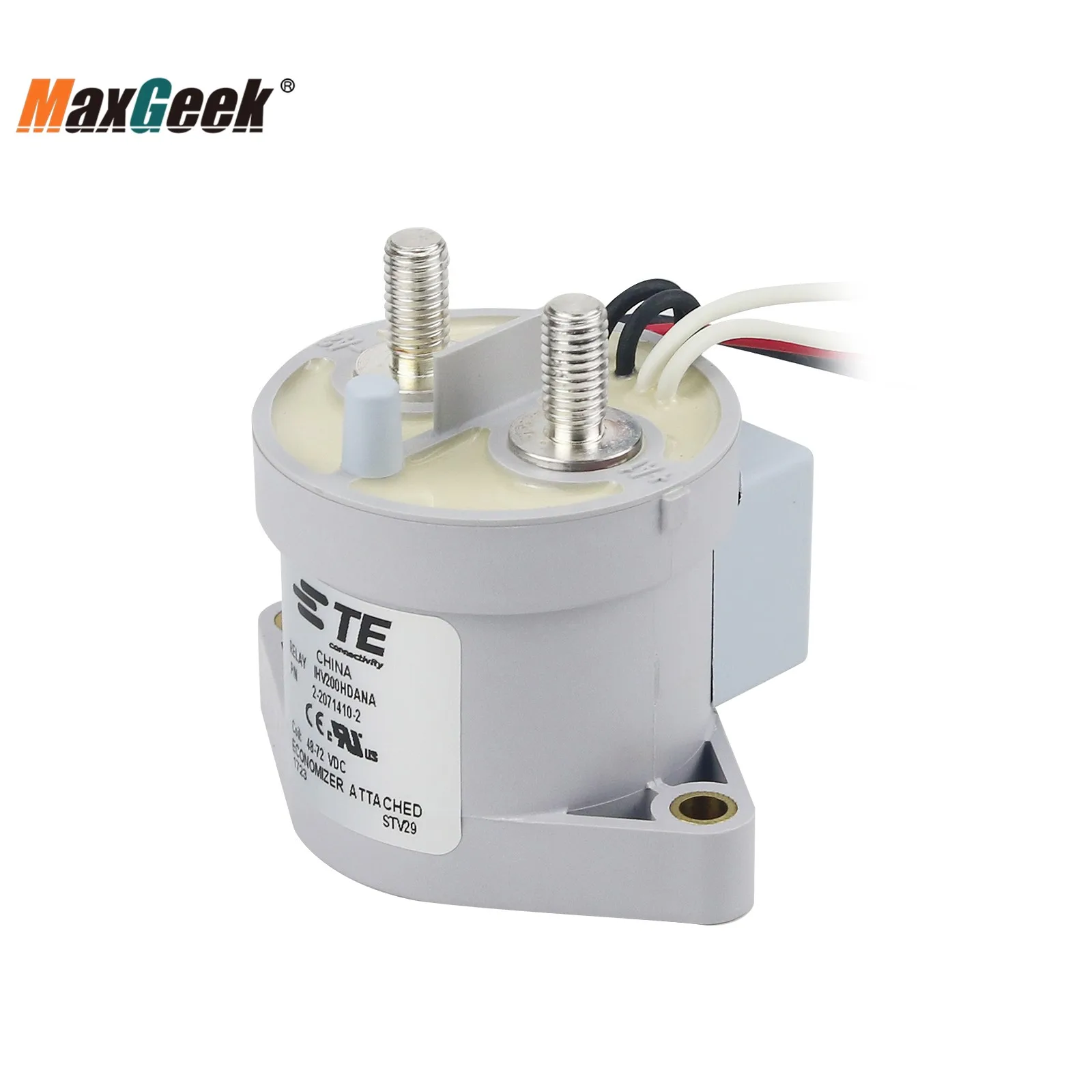 Maxgeek 2-2071410-2 IHV200HDANA DC Relay Contactor (يستبدل EV200ADANA) 48-72VDC الجودة الأصلية لـ TE