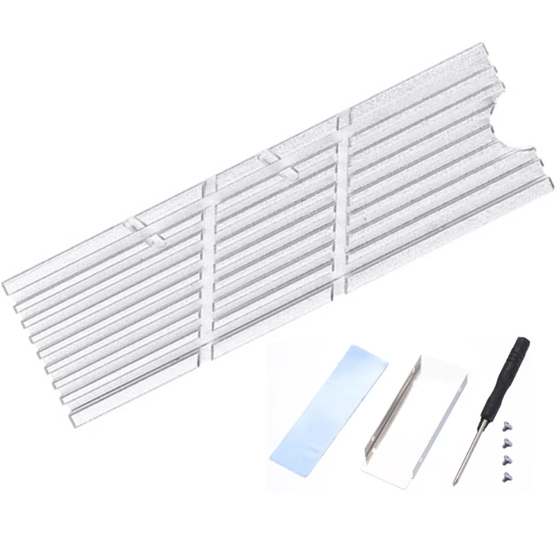 Q22A Low 6.5mm M.2 SSD Heatsink Easy Installation With Heat Dissipation Pad Optimized For Gamer Upgrades Storage