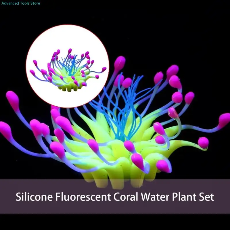 

W91B Artificial Plant Corals Ornaments Seawater Tanks Aquariums Decorartions