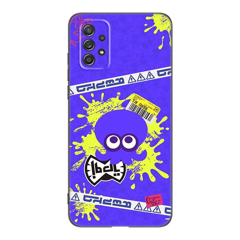 Game Splatoon 3 Phone Case For Samsung A13 A22 A24 A32 A23 A25 A34 A35 A52S A53 A54 A55 A73 5G A12 A14 A15 A31 A33 A50 A51 A72