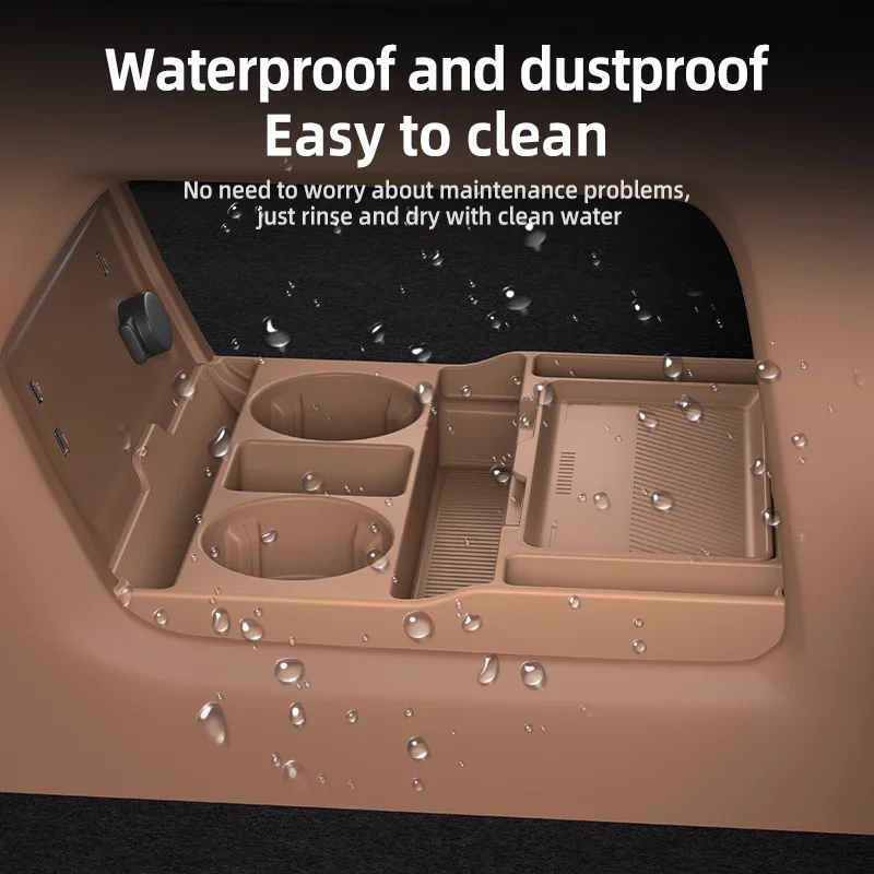 

Силиконовый коврик-органайзер для центральной консоли MHERO I 2025 года, для хранения под центральной консолью, для интерьера автомобиля