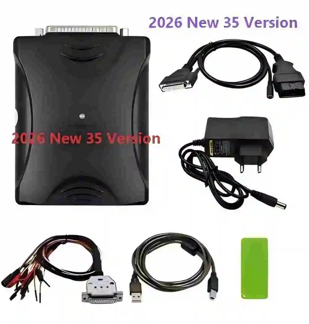 2026 New Version 35 Automotive SM2 ECU Read and Write Device Replaces OBDscanmatik Device J2534 Compatible with Multiple Softwar