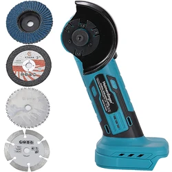 Heimerdinger 18V Brushless Mini Angle Grinder Kit,Cordless Grinding Tool,19000rpm Compact Power Handheld Cutter, No battery