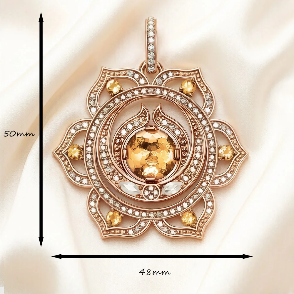 Pendant SPLENIC CHAKR Brand 925 Sterling Silver Glam Jewelry Europe Style Accessorie Soul Gift For Woman