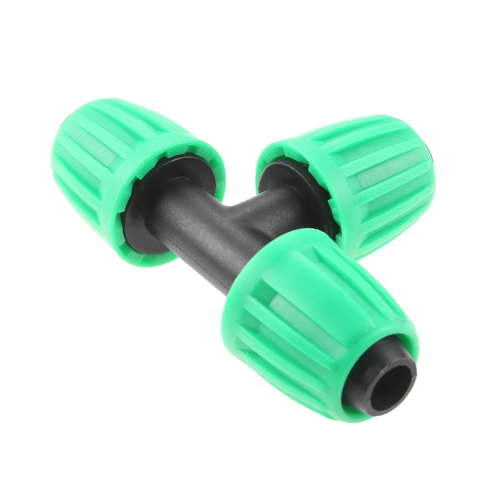 15Pcs Tee Barb Connectors Irrigation 1/2 Inch Hose 16 mm Fitting  Lock Nut Connections for Raised Beds Residential Gardens