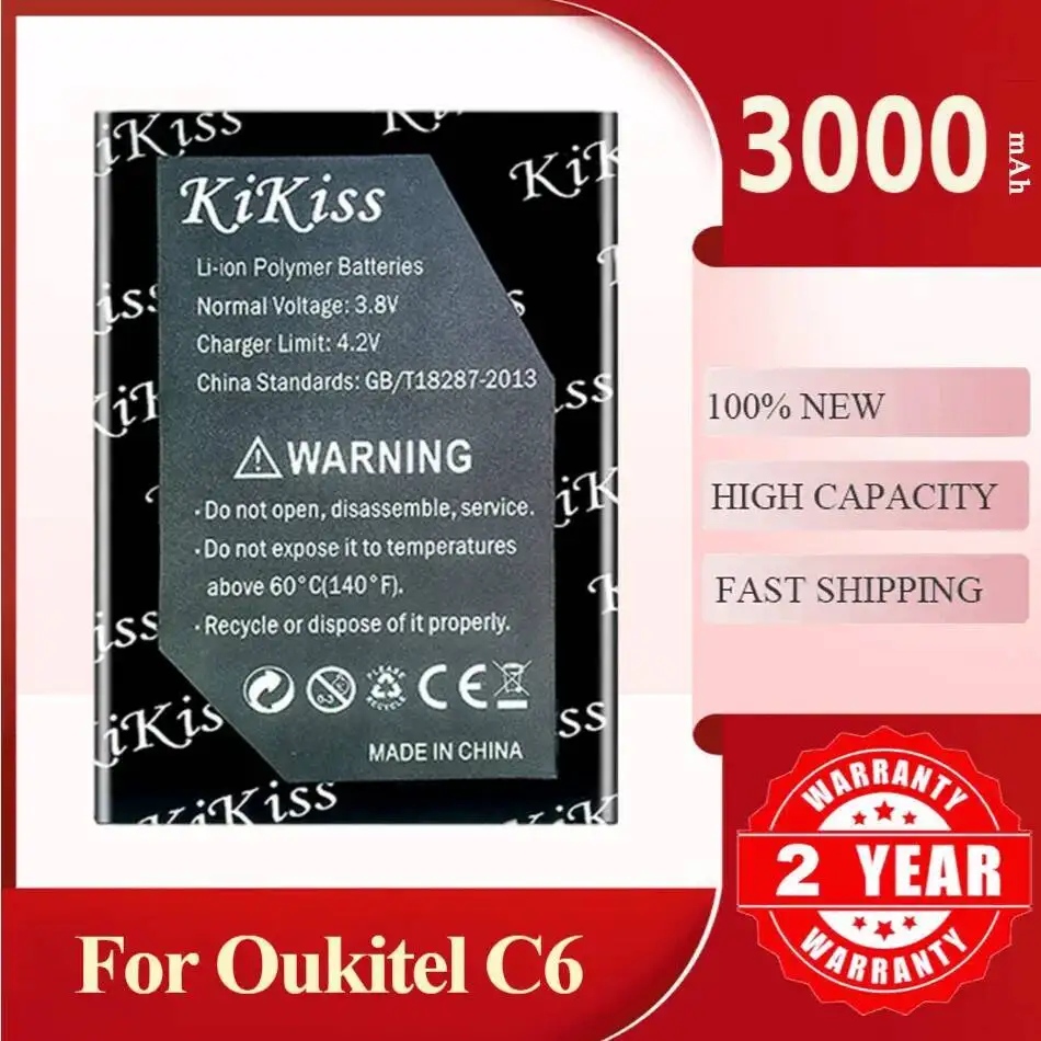 

Аккумулятор Kikiss C6 3000 мАч для Oukitel