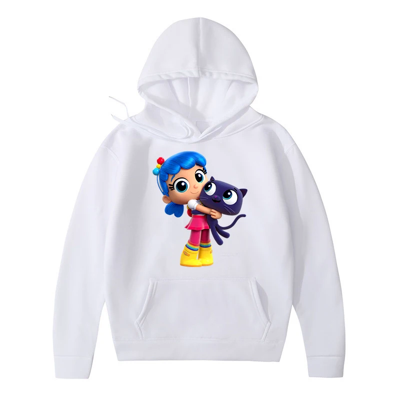 Kids True and the Rainbow Kingdom Print Hoodies Children's Clothing Autumn Pullovers Boys Girls Sweatshirts Cute Cartoon Tops