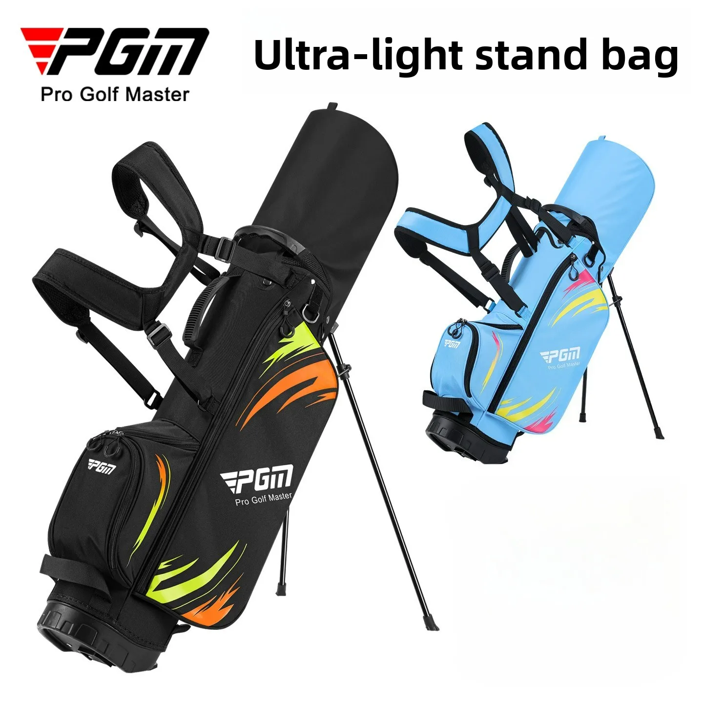 PGMChildren's Golf Bags Teen Support Bag Large Capacity Golf Club Bag for Boys and Girls QB203