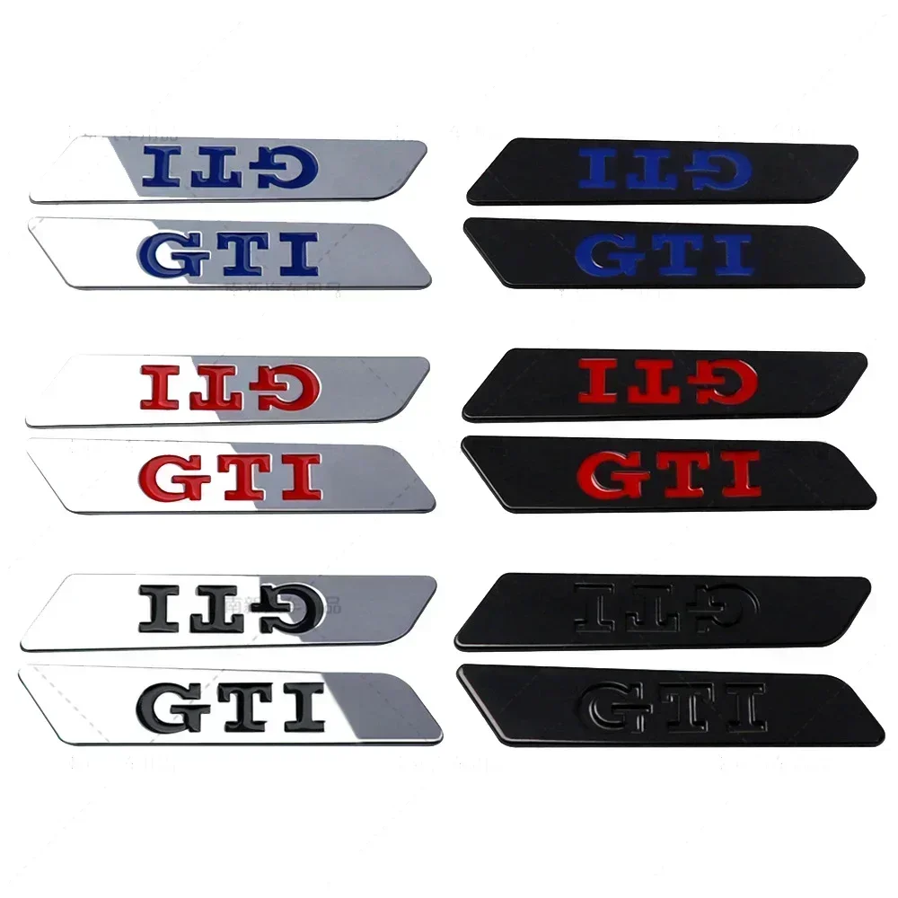 

2026 Hot VOLKSWAGEN for Volkswagen VW GTI MK5 Passat Polo Golf 3 Jetta Tiguan Beetle Touran Metal Car Side Emblem Fender Badge B