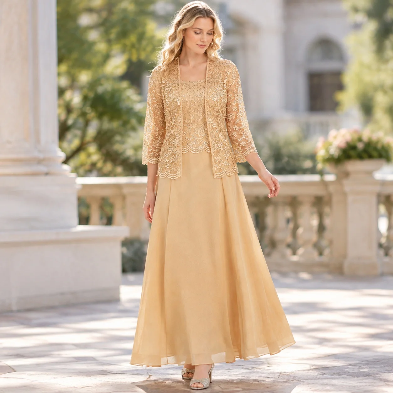 Backless Set Summer Two Dress with Long Sleeve Round Neck Artistic Retro Streetwear Women Dress for High Temperature Setting