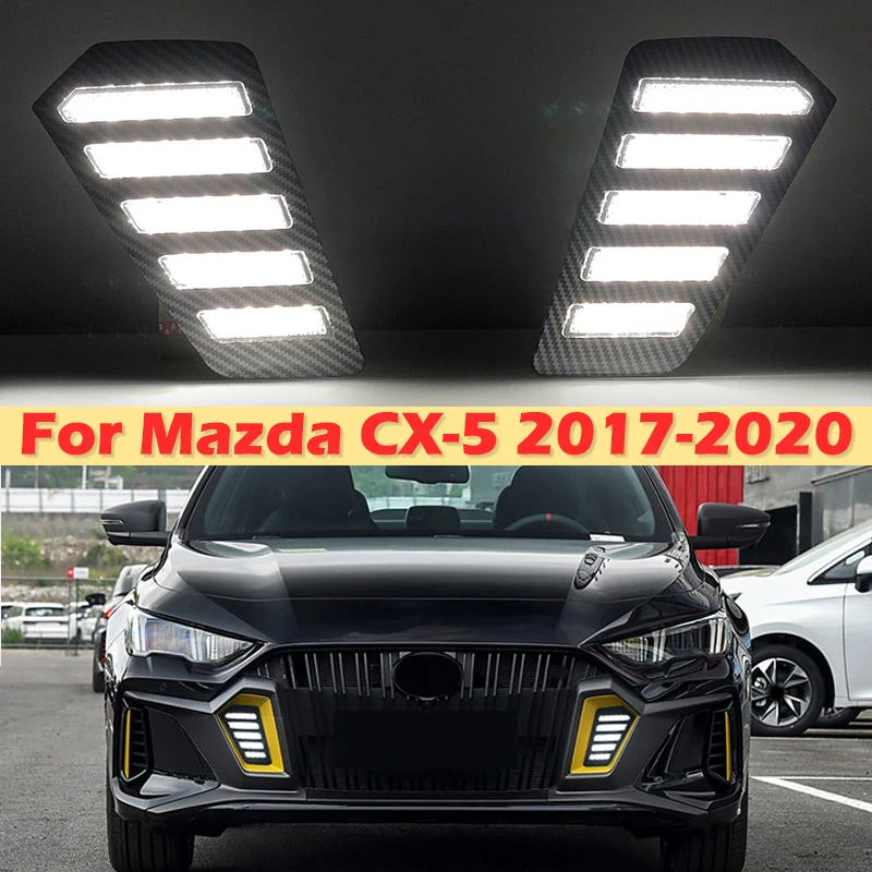 DinCh LED Front bumper Grille Light DRL For GAC Trumpchi Empow Shadow Leopard foglight Daytime running light lamp