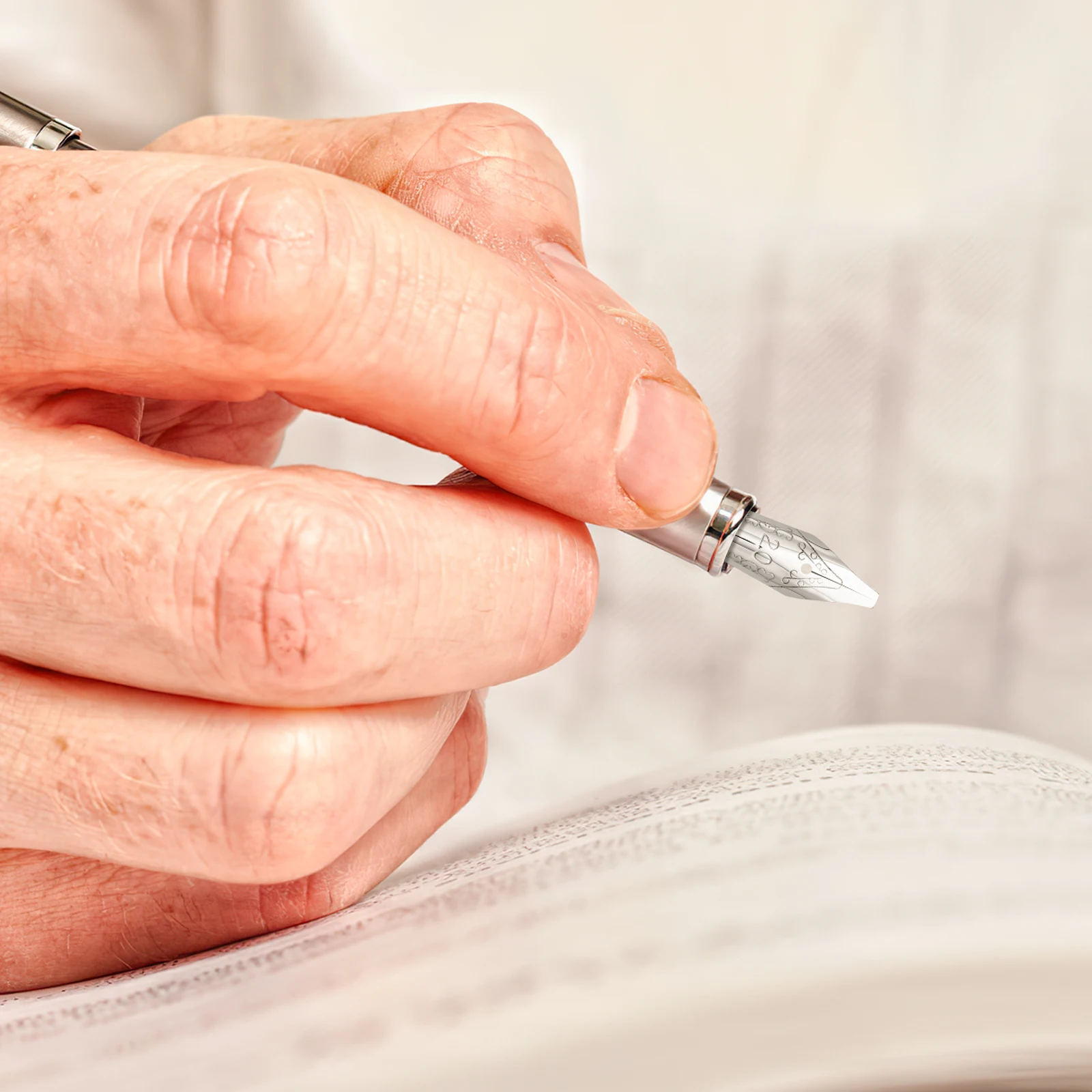 30 pcs Fountain 1+3+1 5+2 5+0 5mm Stainless Calligraphy Writing Nibs Tools Pen Nibs Set Students Artists