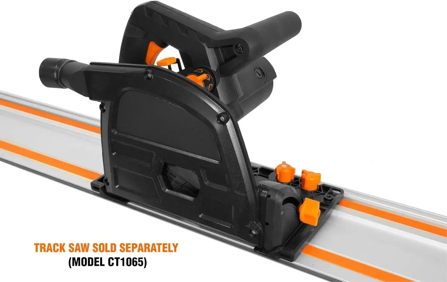 CT1065 10 Amp 6,5 Polegadas Plunge Cut Sidewinder Circular Track Saw, Preto e WEN CT9110 110-Polegada Track Saw Rail Guia