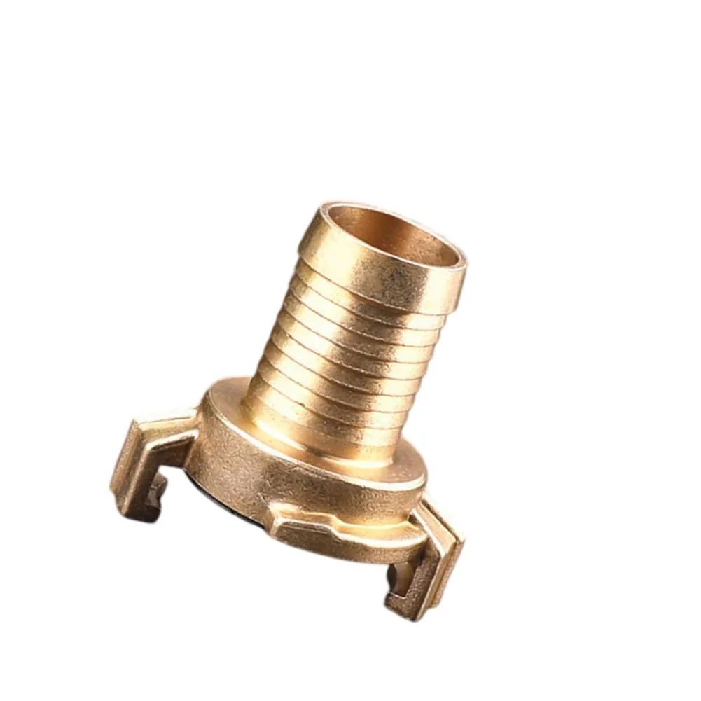 Brass Quick Connect Hose Fitting for Garden and Industrial Hose Setups Requiring German Gardentubing Integration
