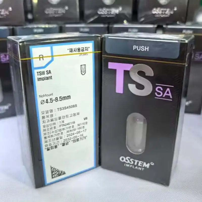 10Pcs Original Osstem TSIII SA Implant, 1.5° Tapered Body, SA Surface, Premium Korean Quality, In-Stock Ready