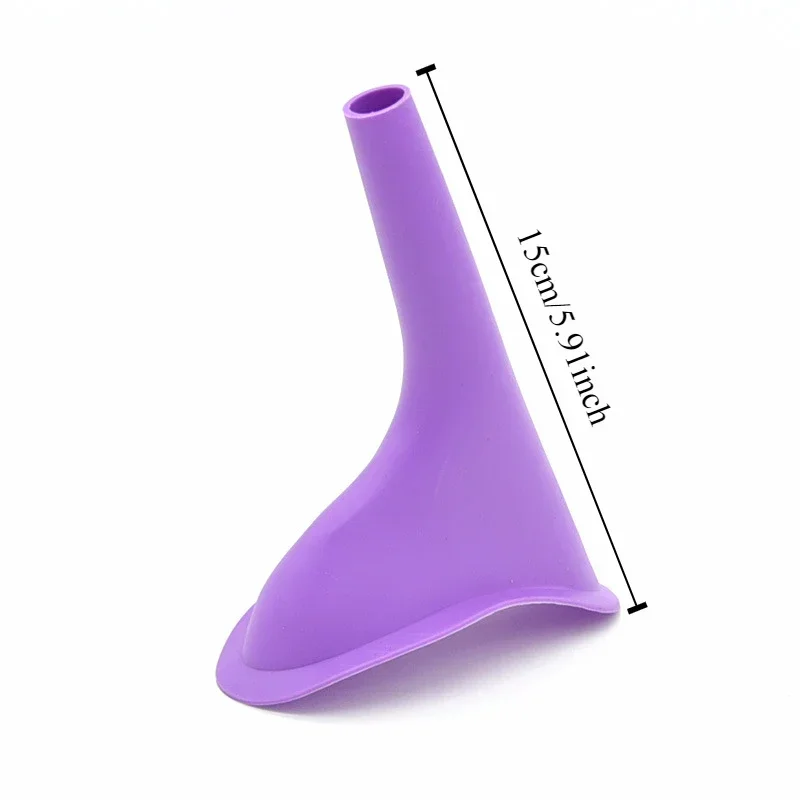 Portable Silicone Women Urinal Outdoor Female Urinal  Funnel Stand Up Pee Urination Device Travel Camping travel toilet