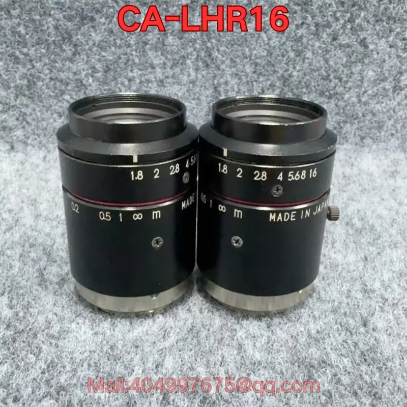 Second-hand CA-LHR16 16mm/F1.8 industrial high-resolution CCD fixed focus lens function test is normal