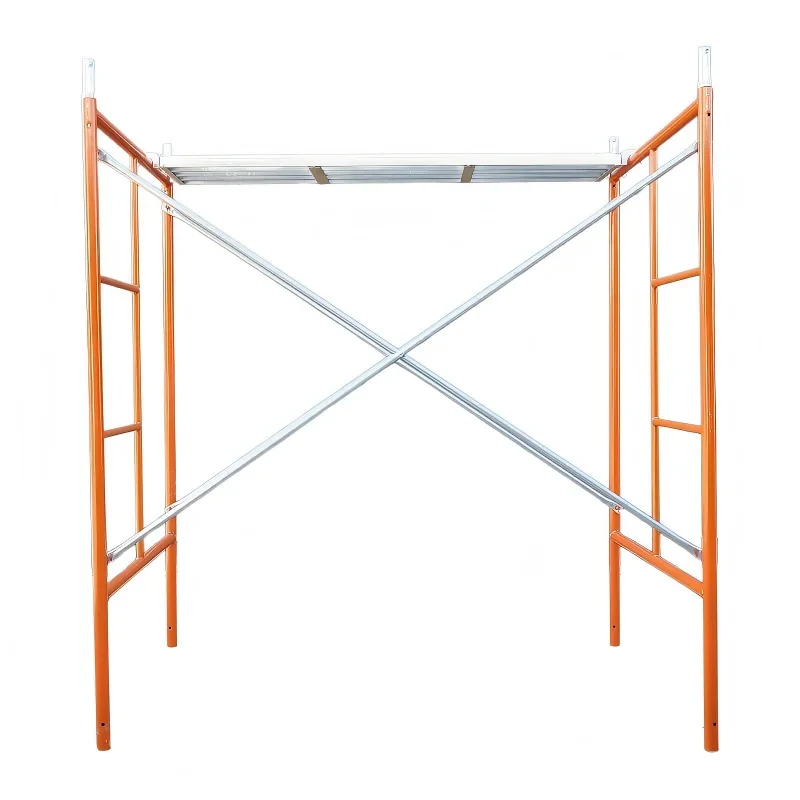 

Steel Frame Q235 Construction Portable Mobile Galvanized Foldable 2-Layer Scaffold