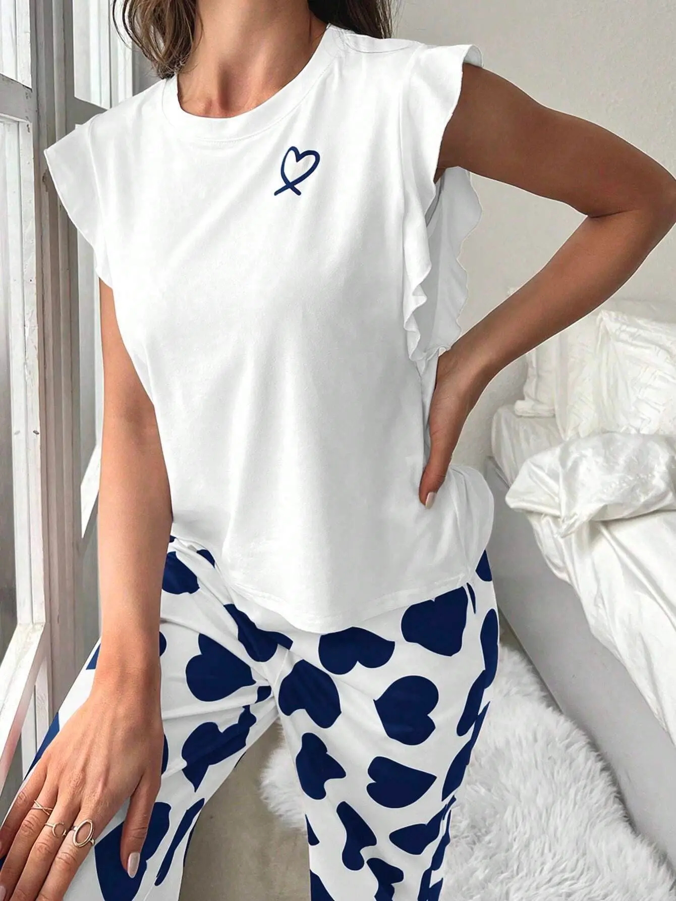 Summer Pajamas Set Women Summer Trousers Sets Pijama Women's Pajama Sleepwear Woman Sleeping Sexy Sleep Lounge Underwear