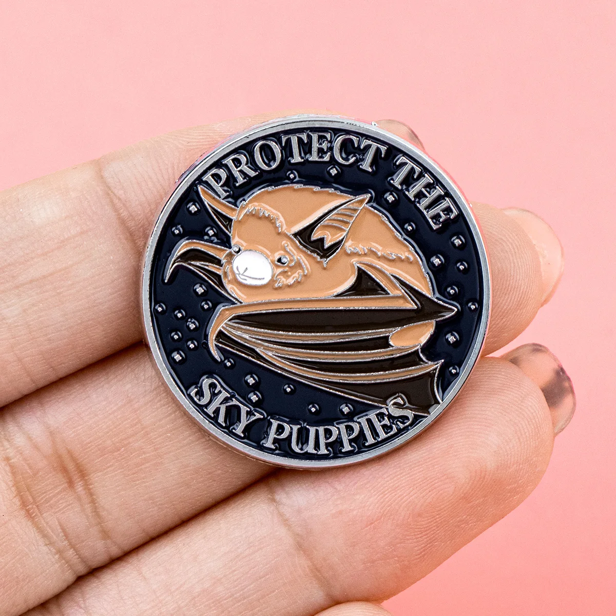 Cartoon Bat Enamel Pin Funny Brooch Pines Lapel Pins Badge on Backpack Clothing Accessories Fashion Jewelry Friends Gifts