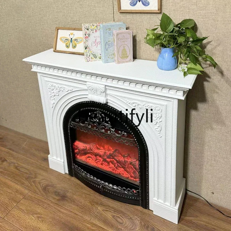 French fireplace fireplace rack heating entrance homestay European villa decoration American living room simulation decoration