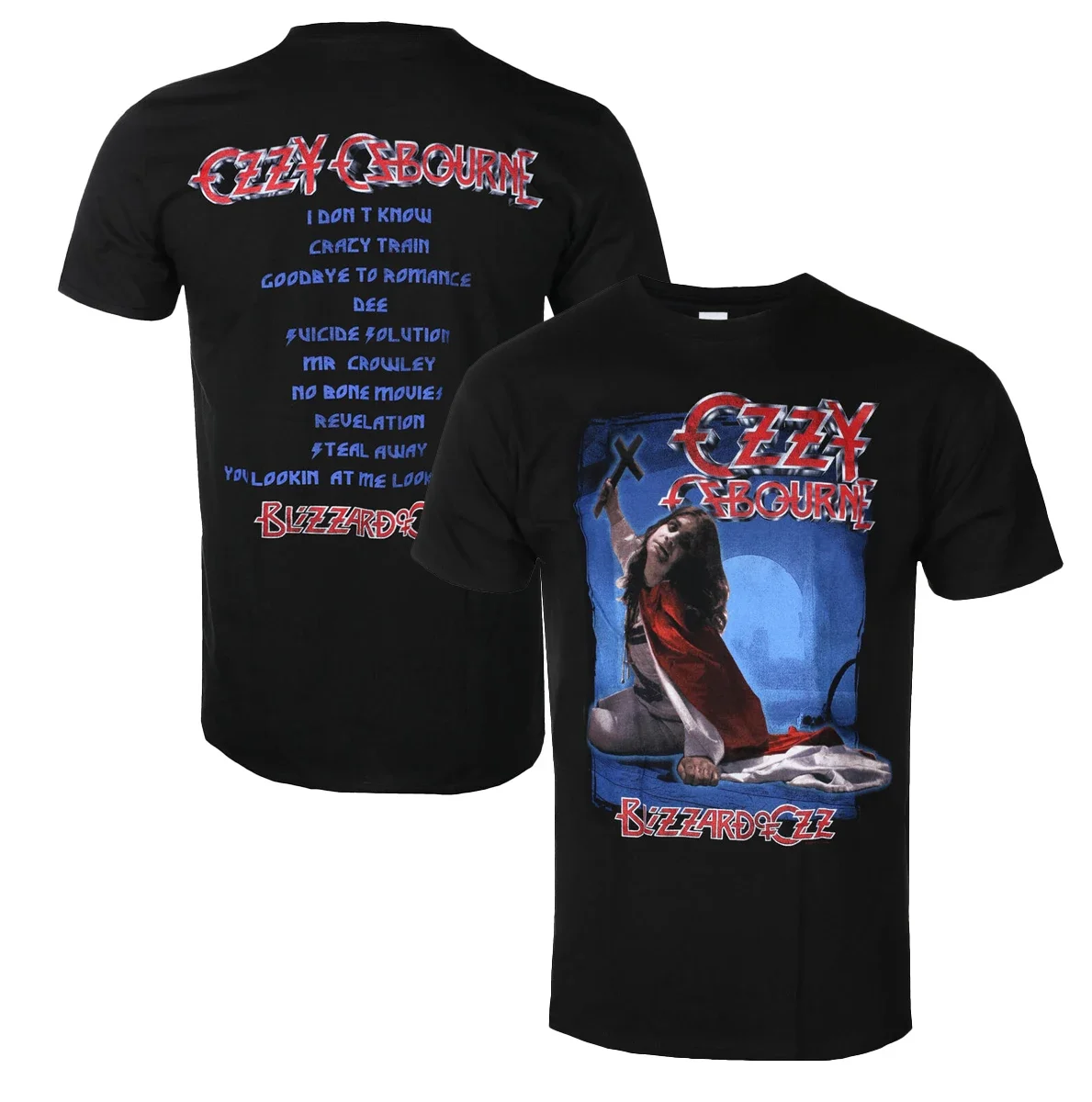 Ozzy Osbourne Rock تي شيرت رجالي بأكمام قصيرة تي شيرت ثلاثية الأبعاد مطبوعة قابلة للتنفس مناسبة لكل من الرجال والنساء قميص Y2k ريترو