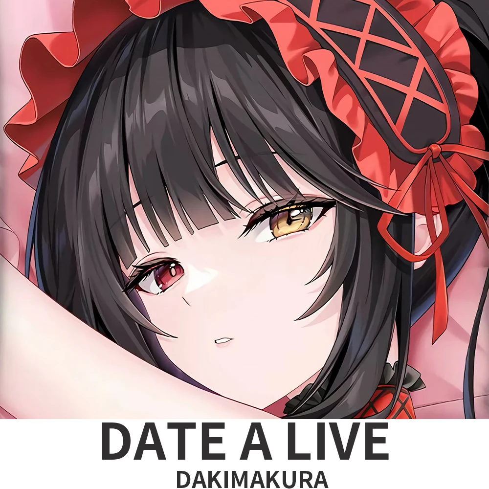 

Наволочка для подушки-обнимашки Дакимакура Date A Live с Токисаки Куруми, аниме-чехол для подушки