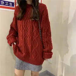 女性のためのレトロな長袖ゆったりとしたセーター,ジッパー付きの衣服