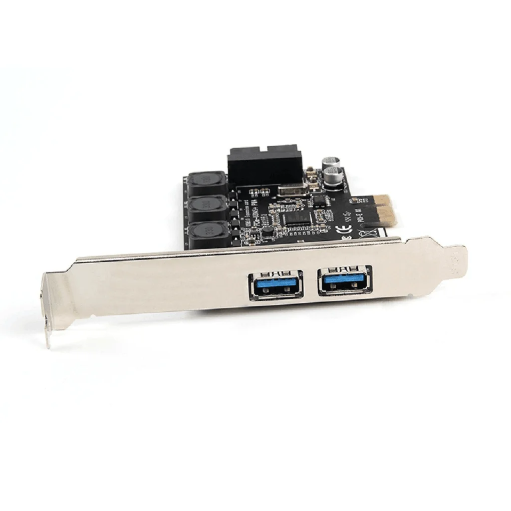 

Карта PCI Express, 2 порта USB 3,0, суперскоростная карта USB 3,0 с 20-контактным разъемом питания для настольного компьютера со скоростью до 5 Гбит/с