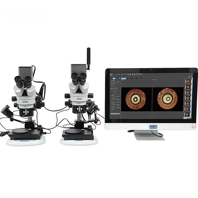 OPTO-EDU A18.4903 Digital Stereo Comparison Microscope