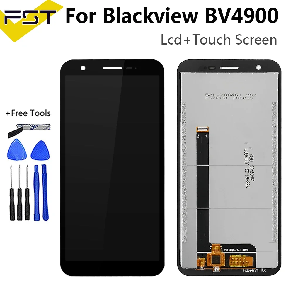 100% Original 5.7 Inch Blackview BV4900 LCD Display+Touch Screen Digitizer Tested LCD Screen For Bv4900 Pro BV5100 BV4900